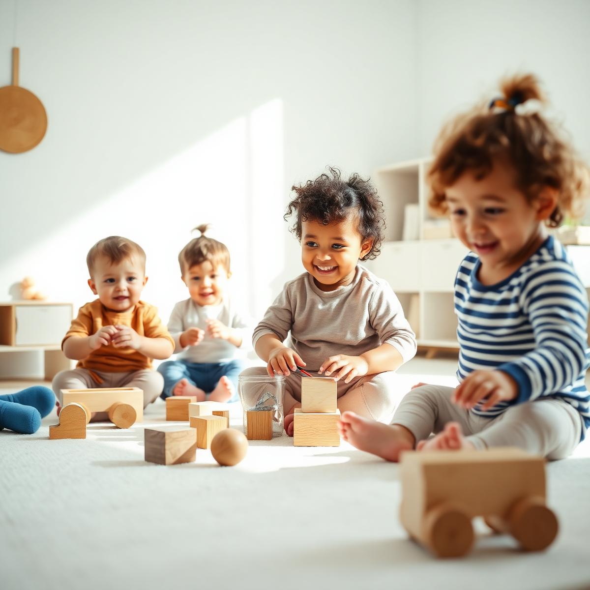 Kinderen spelen vrolijk samen bij ALL 4 KIDS kinderopvang
